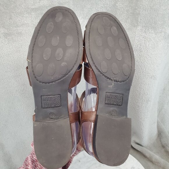 Mootsies Tootsies Shoes Womens Size 8 Brown Leather Fisherman Sandals - Picture 7 of 10